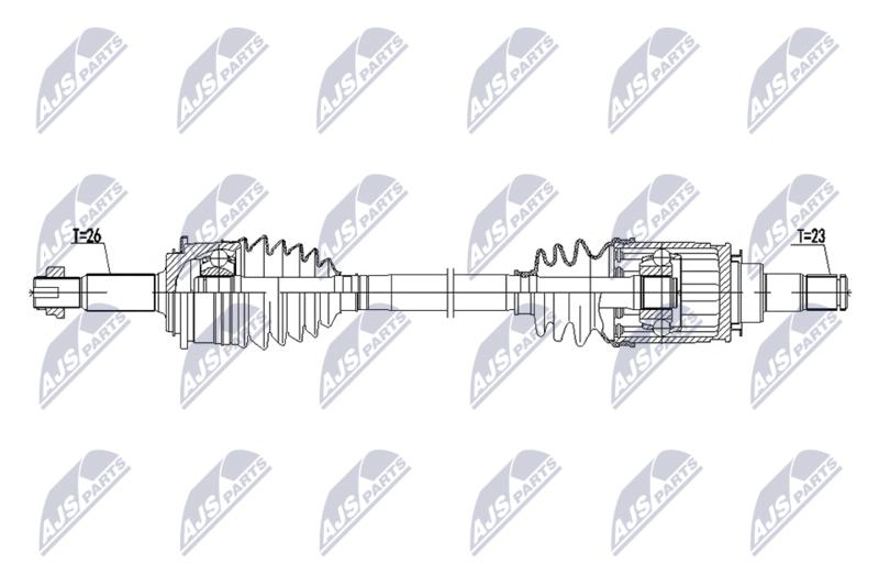 NTY NPW-TY-248 Drive Shaft