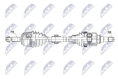 Drive Shaft NTY NPW-TY-249