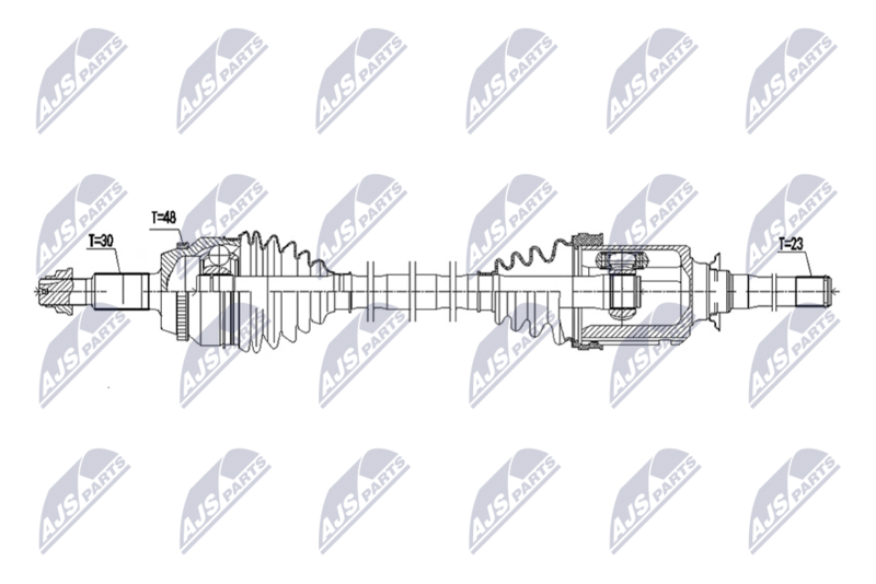 NTY NPW-TY-251 Drive Shaft