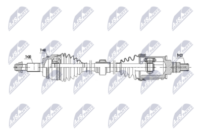 Drive Shaft NTY NPW-TY-252