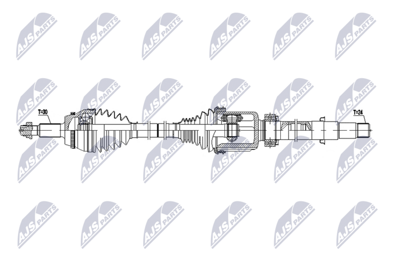 NTY NPW-TY-253 Drive Shaft