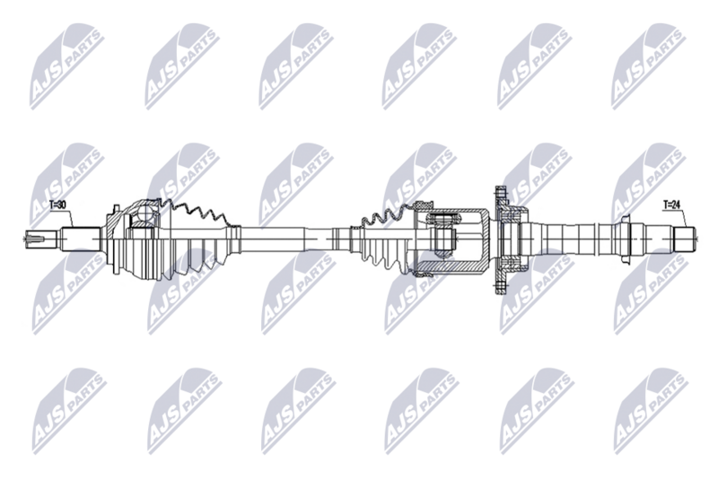 NTY NPW-TY-254 Drive Shaft