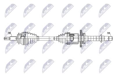 Drive Shaft NTY NPW-TY-254
