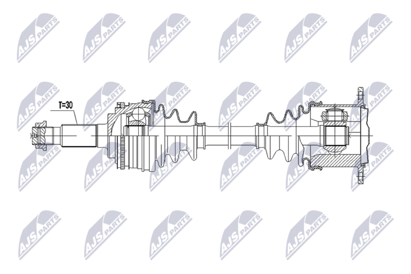 NTY NPW-TY-256 Drive Shaft