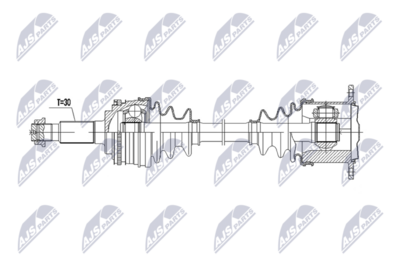 Drive Shaft NTY NPW-TY-256