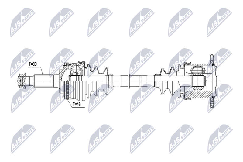NTY NPW-TY-257 Drive Shaft