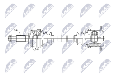 Drive Shaft NTY NPW-TY-257