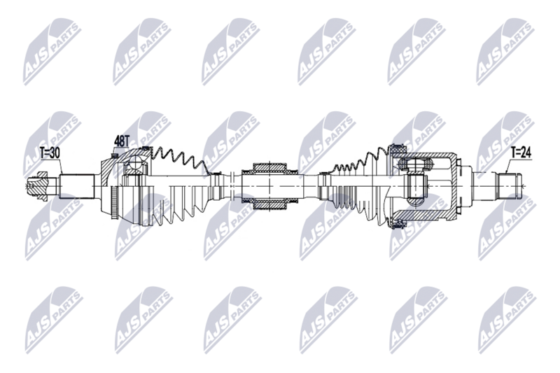 NTY NPW-TY-259 Drive Shaft