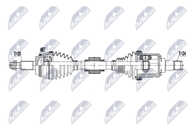 Drive Shaft NTY NPW-TY-259