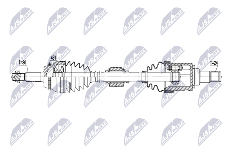 NTY NPW-TY-260 Drive Shaft