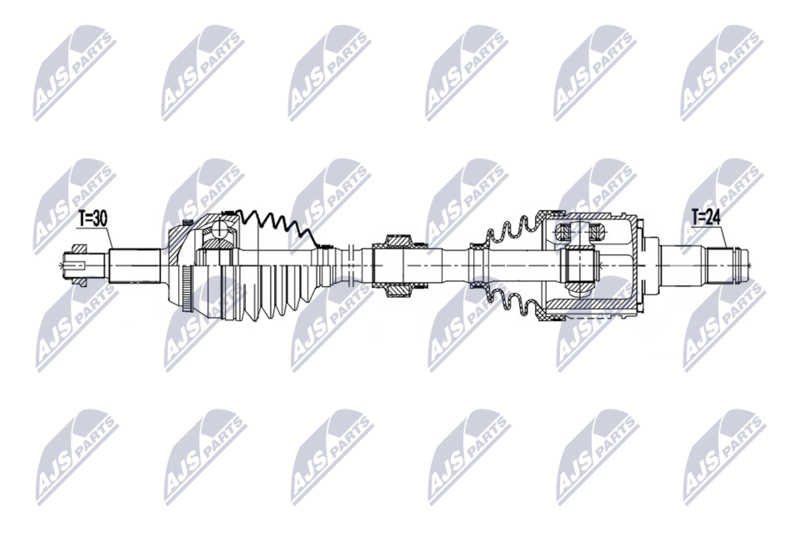 NTY NPW-TY-261 Drive Shaft