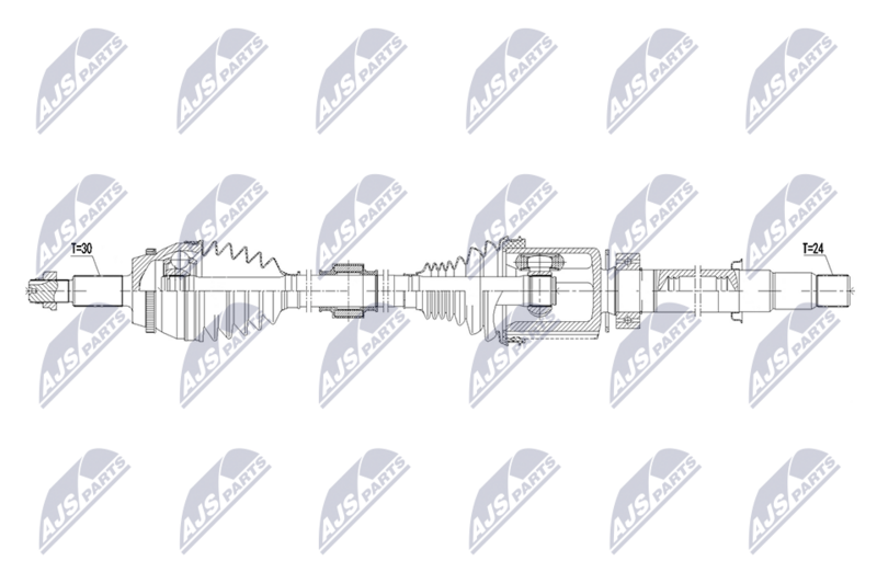 NTY NPW-TY-263 Drive Shaft