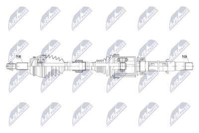Drive Shaft NTY NPW-TY-263