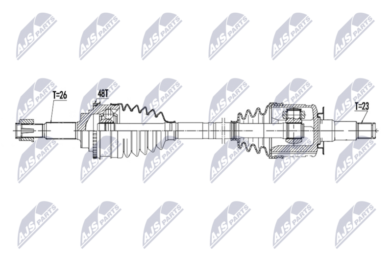 NTY NPW-TY-264 Drive Shaft