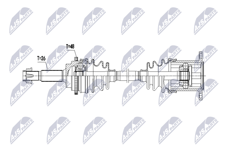 NTY NPW-TY-267 Drive Shaft
