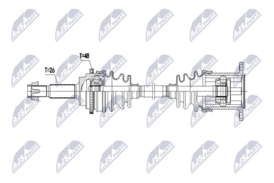 Drive Shaft NTY NPW-TY-267