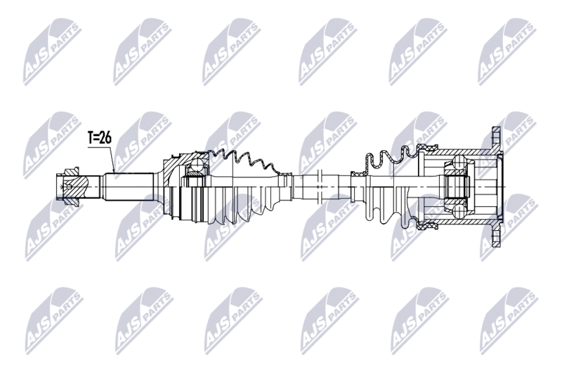 NTY NPW-TY-269 Drive Shaft