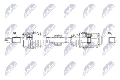 Drive Shaft NTY NPW-TY-270