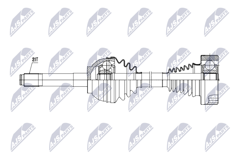NTY NPW-VC-000 Drive Shaft
