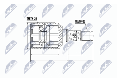 Joint Kit, drive shaft NTY NPW-VV-007
