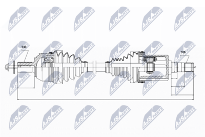 Drive Shaft NTY NPW-VV-022