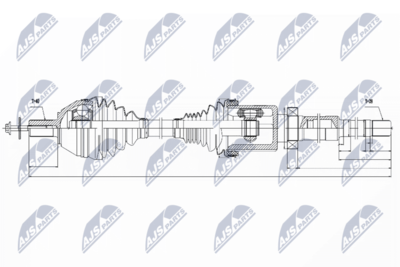 Drive Shaft NTY NPW-VV-039
