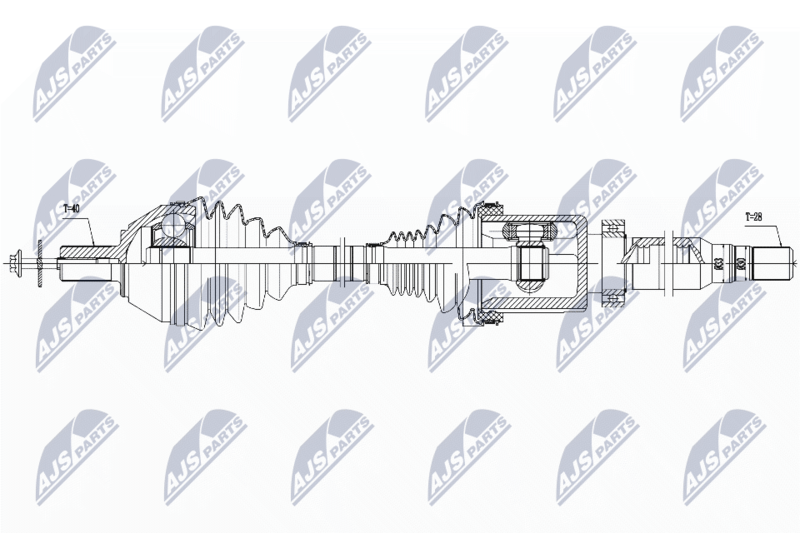 NTY NPW-VV-042 Drive Shaft