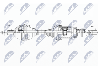 Drive Shaft NTY NPW-VV-042