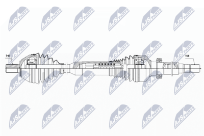 Drive Shaft NTY NPW-VV-051
