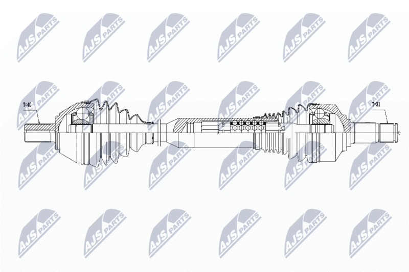 NTY NPW-VV-052 Drive Shaft