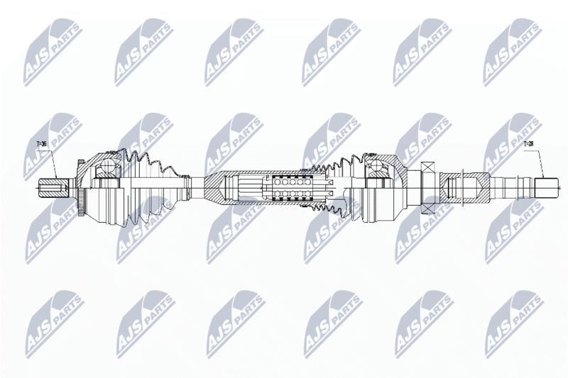 NTY NPW-VV-053 Drive Shaft