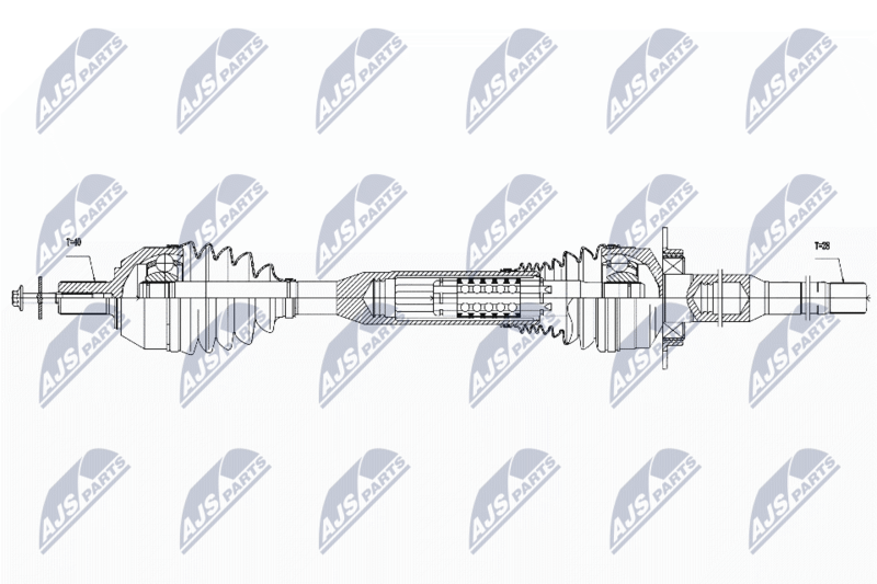 NTY NPW-VV-056 Drive Shaft