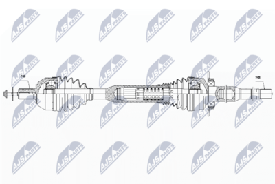 Drive Shaft NTY NPW-VV-056