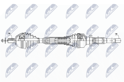 Drive Shaft NTY NPW-VV-058