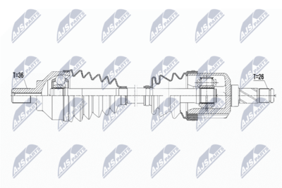 Drive Shaft NTY NPW-VV-067