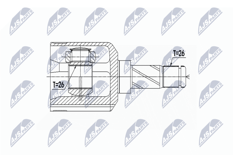 NTY NPW-VV-069 Joint Kit, drive shaft