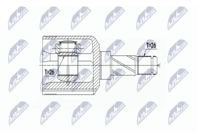 Joint Kit, drive shaft NTY NPW-VV-069