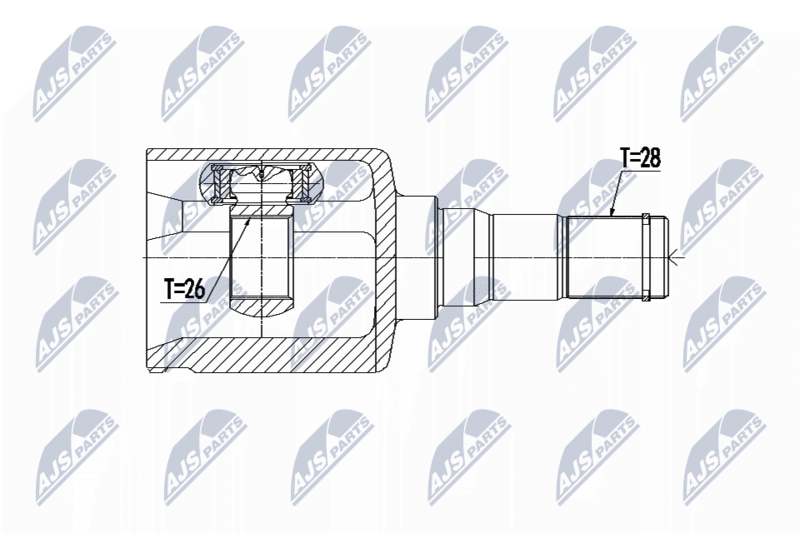 NTY NPW-VV-070 Joint Kit, drive shaft