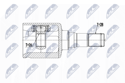 Joint Kit, drive shaft NTY NPW-VV-070