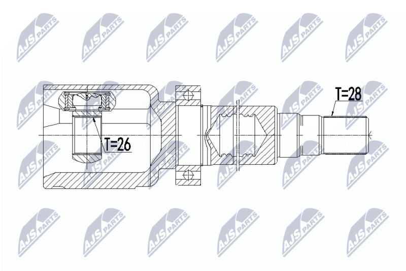 NTY NPW-VV-078 Joint Kit, drive shaft