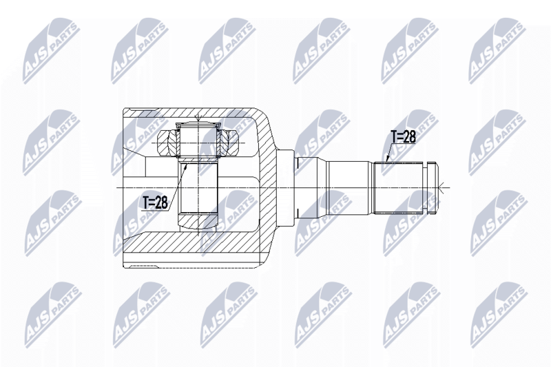 NTY NPW-VV-079 Joint Kit, drive shaft