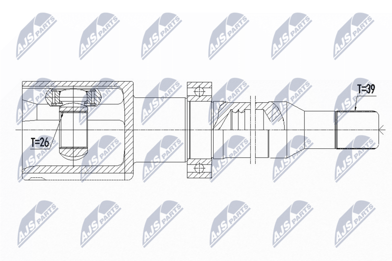 NTY NPW-VV-081 Joint Kit, drive shaft