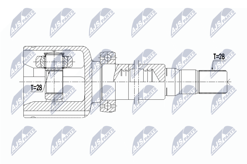 NTY NPW-VV-083 Joint Kit, drive shaft