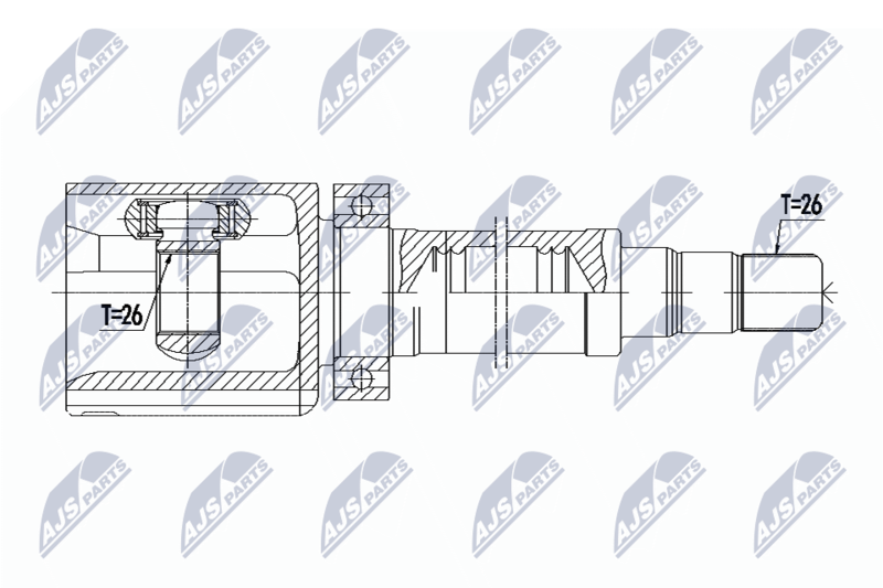 NTY NPW-VV-085 Joint Kit, drive shaft