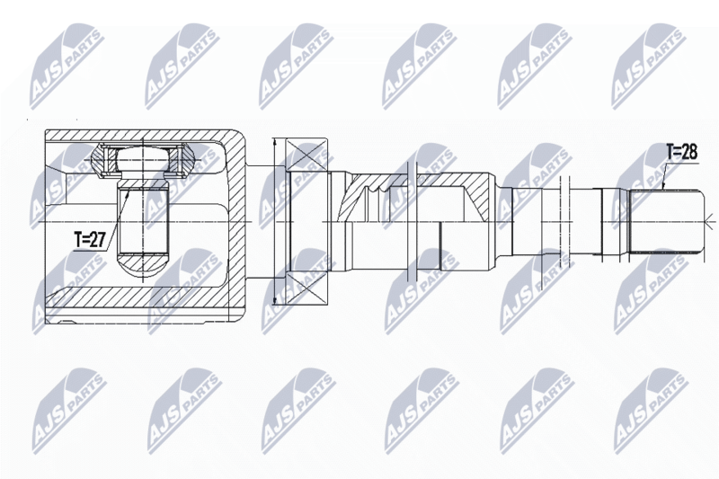 NTY NPW-VV-089 Joint Kit, drive shaft