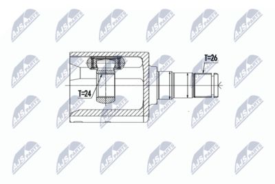 Joint Kit, drive shaft NTY NPW-VV-090