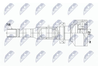 Joint Kit, drive shaft NTY NPW-VV-102