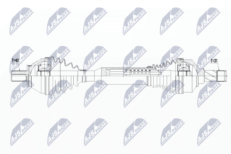 NTY NPW-VV-103 Drive Shaft