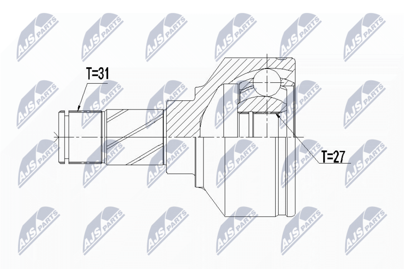 NTY NPW-VV-106 Joint Kit, drive shaft