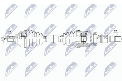 Drive Shaft NTY NPW-VV-113
